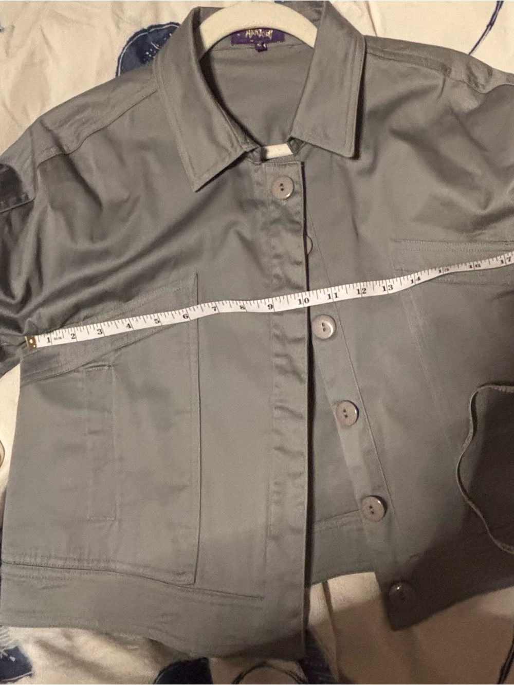 Cropped Utility Jacket - Picture 4 of 5